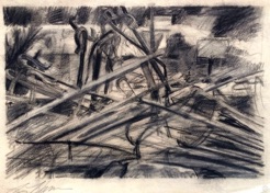 Tangled bars
charcoal